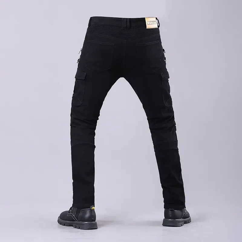 New motorcycle riding pants, jeans, anti-fall, off-road, all-season casual pants, windproof motorcycle pants, racing pants