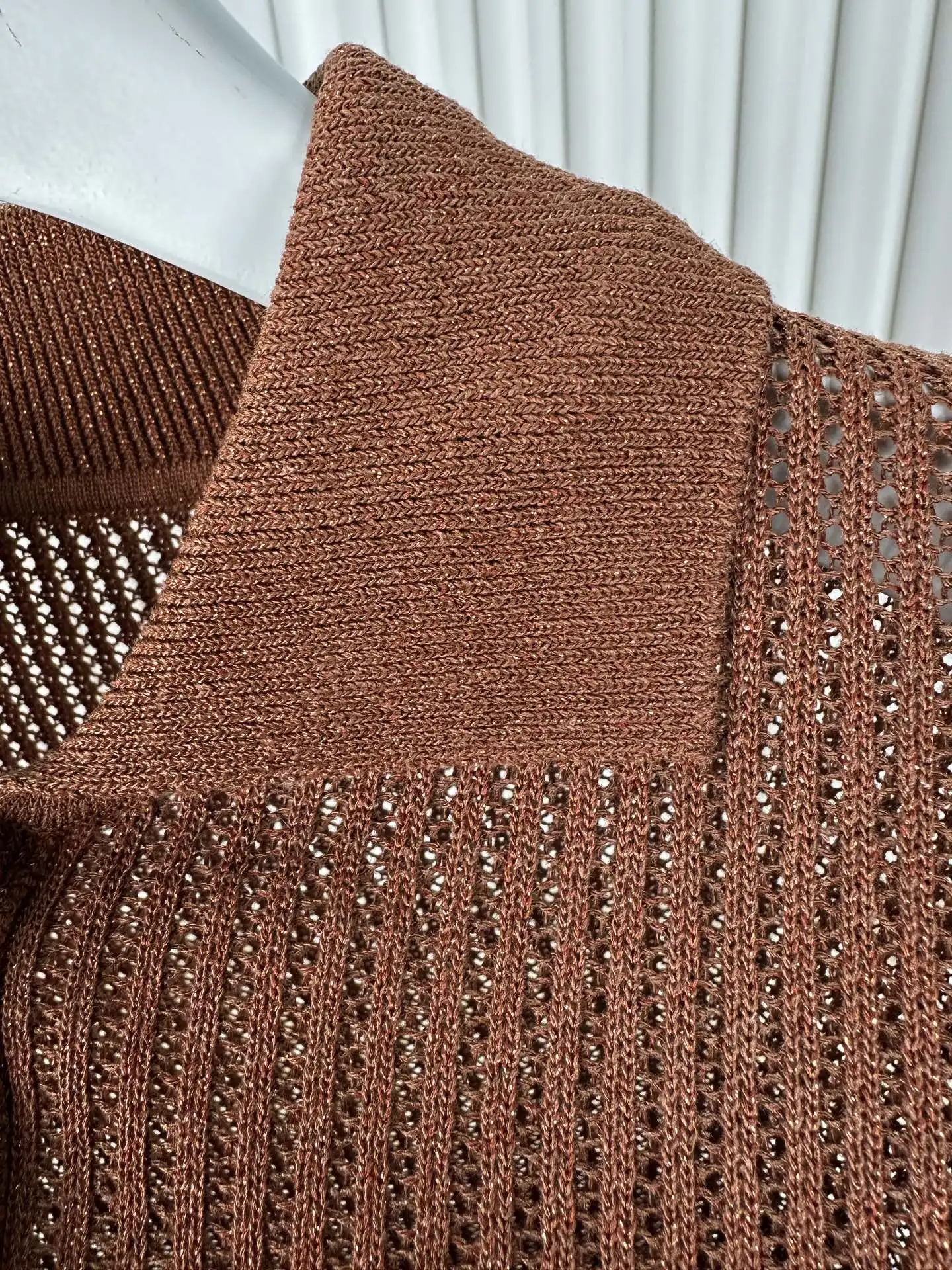 2026 Spring/Summer New Arrival: Women's Linen Mesh Knit T-Shirt — Stylish Short-Sleeve Casual Top