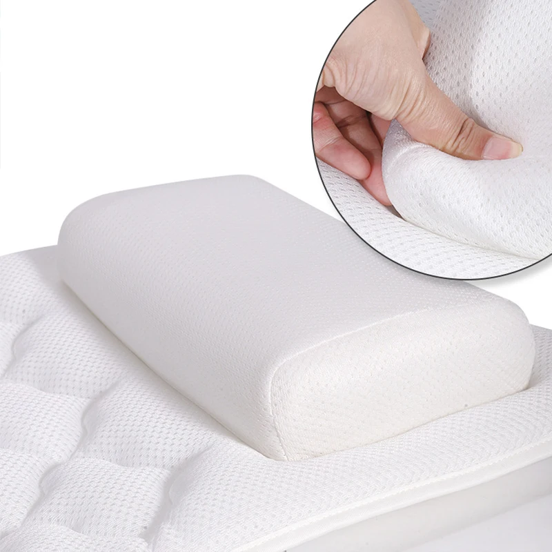 Bathtub cushion with pillow and suction cup, hotel bathroom bath cushion, anti slip bathtub cushion