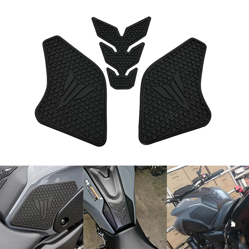 New Motorcycle Side Fuel Tank Pad Anti Scratch Decal Protector Stickers Fit For MT07 MT-07 MT 07 2021 2022 2023