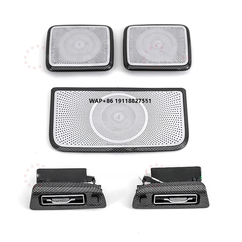 

W464 B Pillar May Style Glow Air Vent & Rear Berlin Sound Glow Horn Cover for Benz G-Class W464 (2018-2024) ABS Tweeter