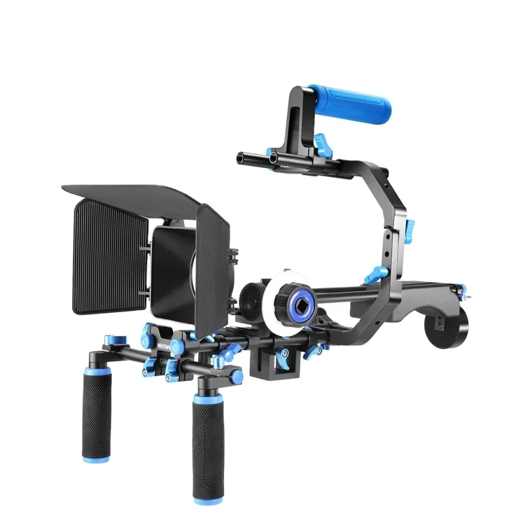 DSLR cameare Shoulder Stabilizer Rig Movie Kit Follow Focus Matte Box Top Handle C-shaped Bracket cameare Rig Kit for dslr