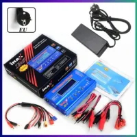 iMAX B6 80W Balance Battery Charger Lipo NiMh Li-ion Ni-Cd Digital RC Discharger 8 in 1 Multi T/Tamiya/XT60 Plug 15V 6A Adapter