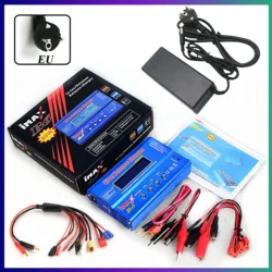 iMAX B6 80W Balance Battery Charger Lipo NiMh Li-ion Ni-Cd Digital RC Discharger 8 in 1 Multi T/Tamiya/XT60 Plug 15V 6A Adapter