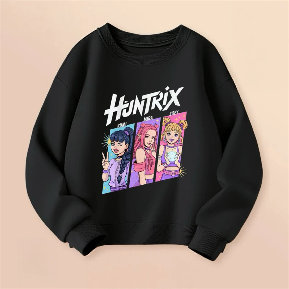 بلوزات مطبوعة أزياء عارضة الملابس نمط جديد الأطفال الكرتون هوديي طفل بنين بنات شيطان الصيادين قمم لباس خارجي