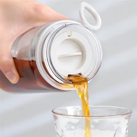 【Flash Sale】Cold Brew Coffee Maker Travel Tumbler With Soft Silicone Handle Portable Iced Coffee & Tea Infuser With Travel Cup