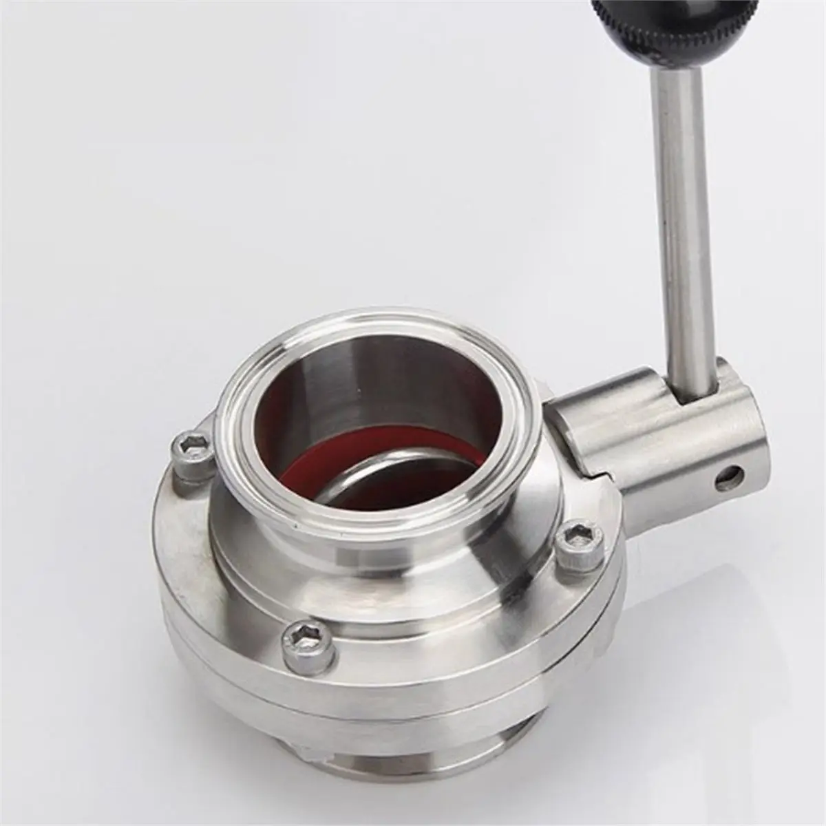 304 Stainless Steel Quick Clamp Butterfly Valve - Food Grade Sanitary Hygienic Manual Fast Connect for Brewing & Dairy