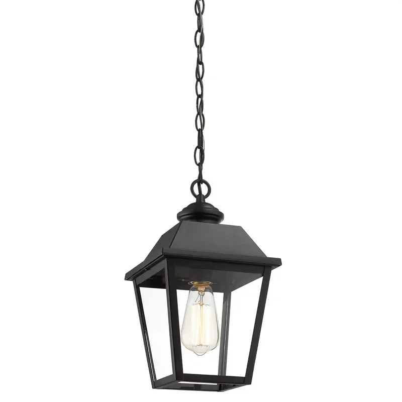 Hot-selling black hanging outdoor chandelier