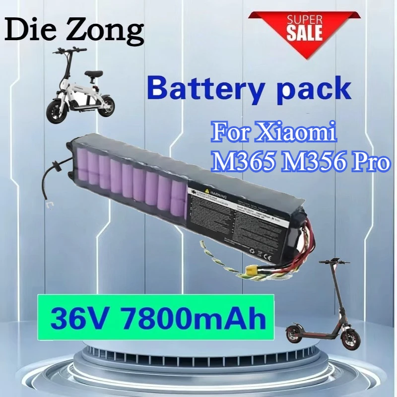 New 36V 7800mAh Lithium-ion Battery , Suitable For Xiaomi M365 M356 Pro Special Battery Pack Electric Scooter