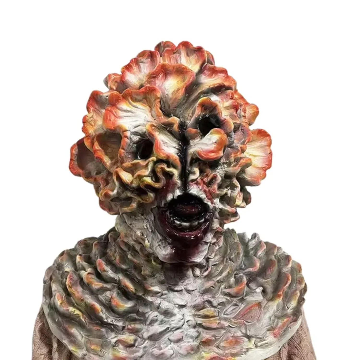 

New Halloween Mask Last of Us Cosplay Full Head Latex Horror Mushroom Costume Props Mask