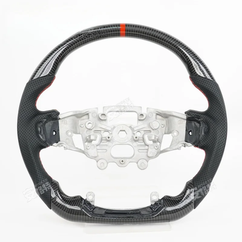 For Ford Ranger Raptor modification and upgrade to a dry carbon fiber sports pickup steering wheel