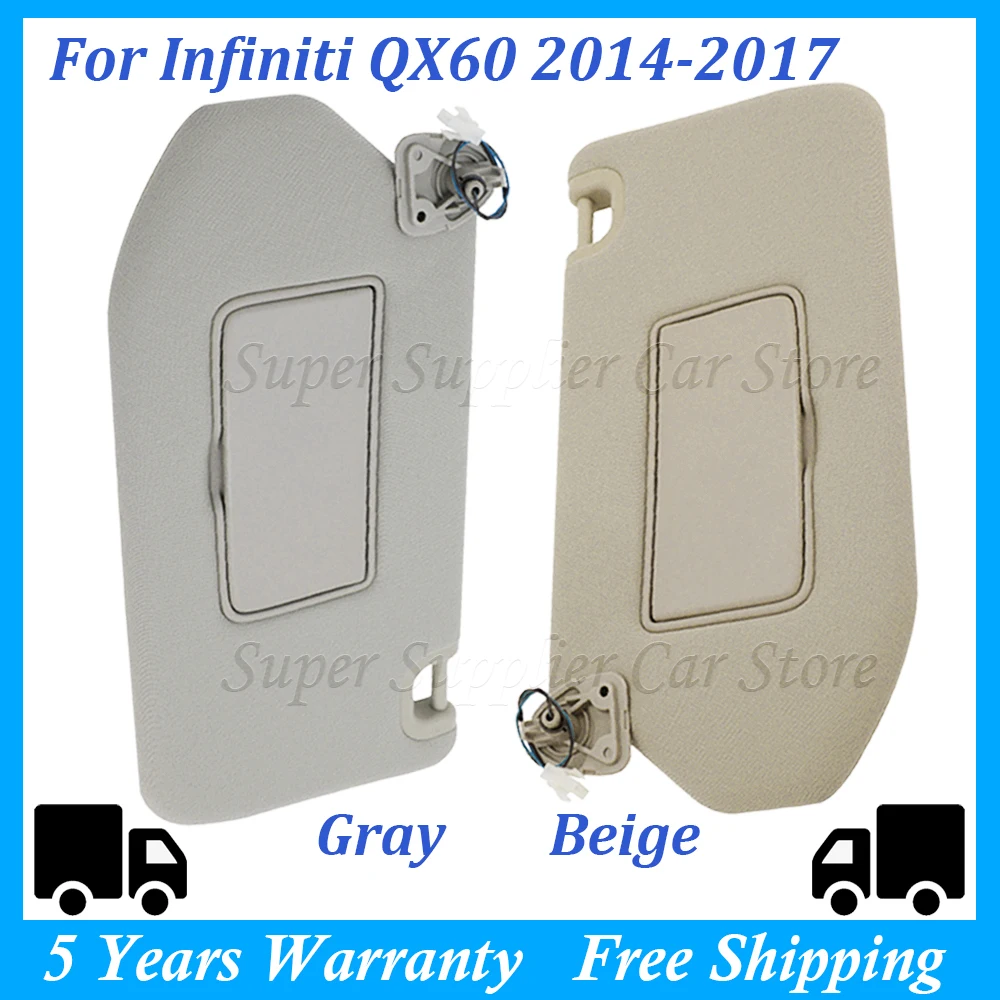 

Car Sunvisor Left or Right 96401-9PB0A For Nissan Pathfinder R52 Driver Car Sun Visor Shade 2013 - 2017 For Infiniti QX60 JX35