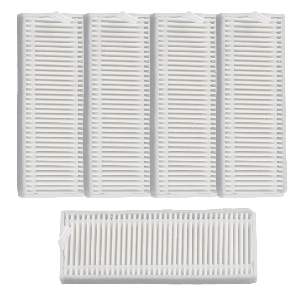 N18R 5 Stück Roboter-Staubsauger HEPA-Filter für Kitfort Kt-532 Kt532 Roboter-Staubsauger Teile Filter Hepa-Zubehör