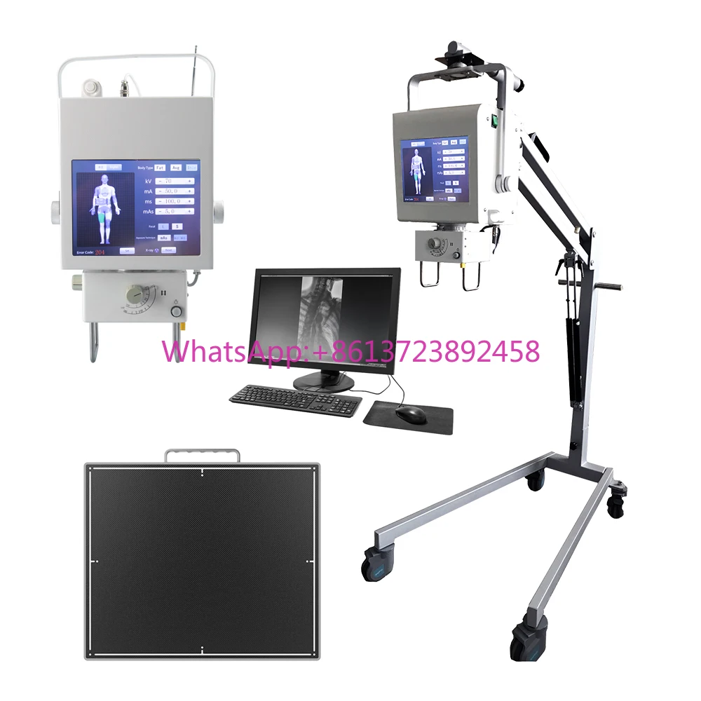 

NEW Hot-selling 5.3 KW Portable Radiology X Ray Machine Human Vet Digital