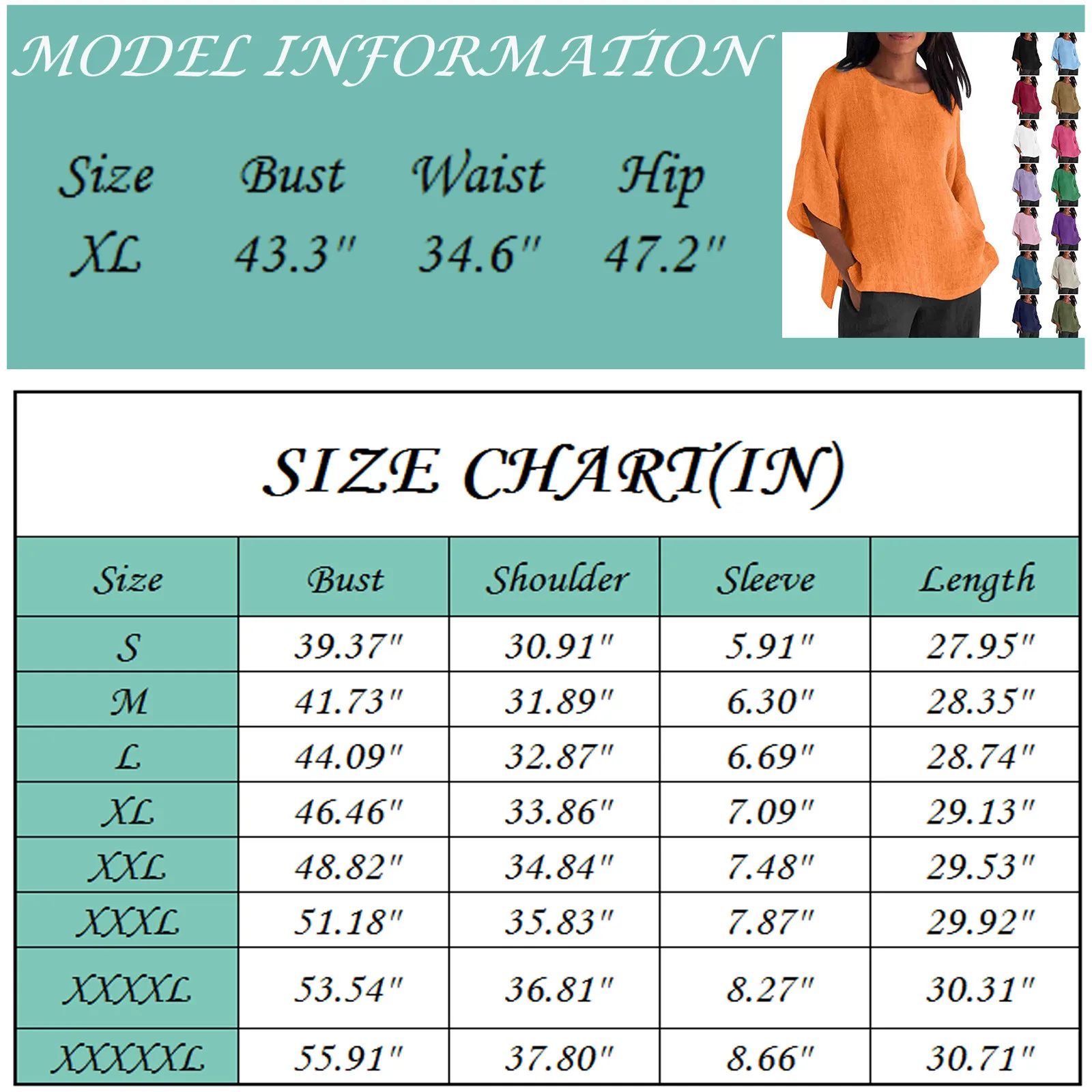 Women Cotton Linen Blouse Shirts Summer Female O-Neck Three Quarter Loose Solid Blouse Tops Daily Casual Wear Ropa De Mujer