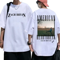 Zach Bryan American Heartbreak Album Shirt Cover 90S Rap Short Sleeve T Shirt for Fans Tops Gift