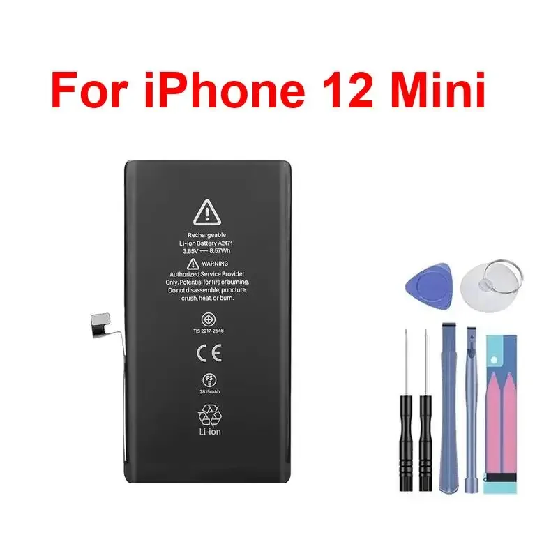 

Mobile Phone Battery For Apple iPhone 12 Mini 12mini A2176 A2398 A2399 A2400 New High Quality Bateria