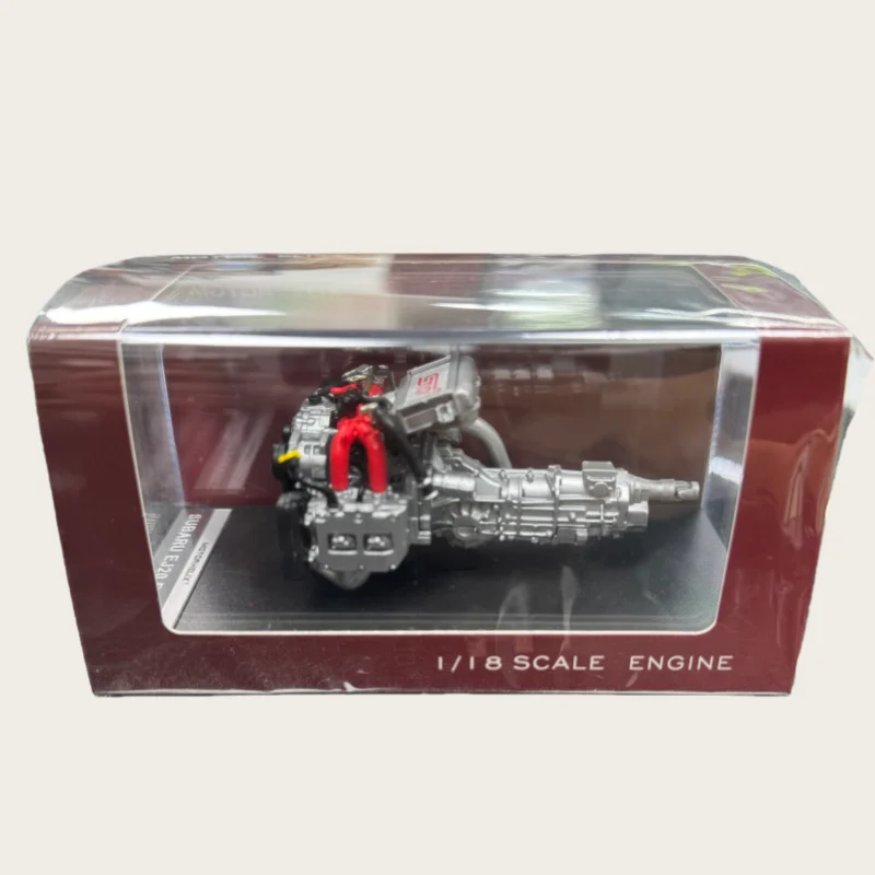 Mh Diecast 1/18 escala Subaru modelo de plástico Subaru Sti Ej20 motor vehículos de juego juguetes para niños regalo caja Original