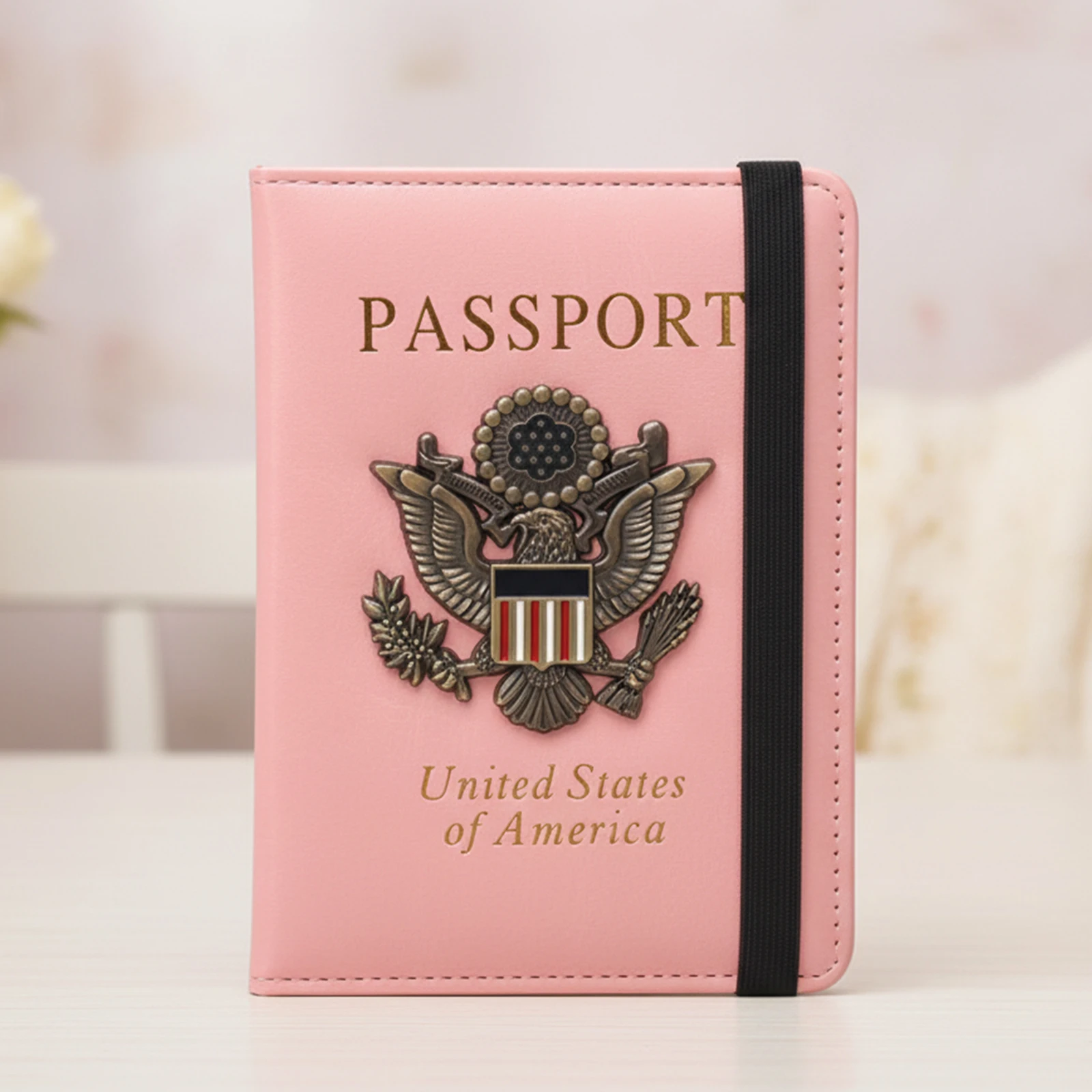 RFID Blocking Passport Cover Wallet for Women Men PU Leather Passport Wallet Travel Document Holder Cover Accessories