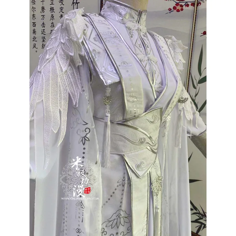 Chu Wanning Cosplay Er Ha y su gato blanco maestro antiguo disfraz Heaven Official\'s Blessing TGCF Xie Lian Set