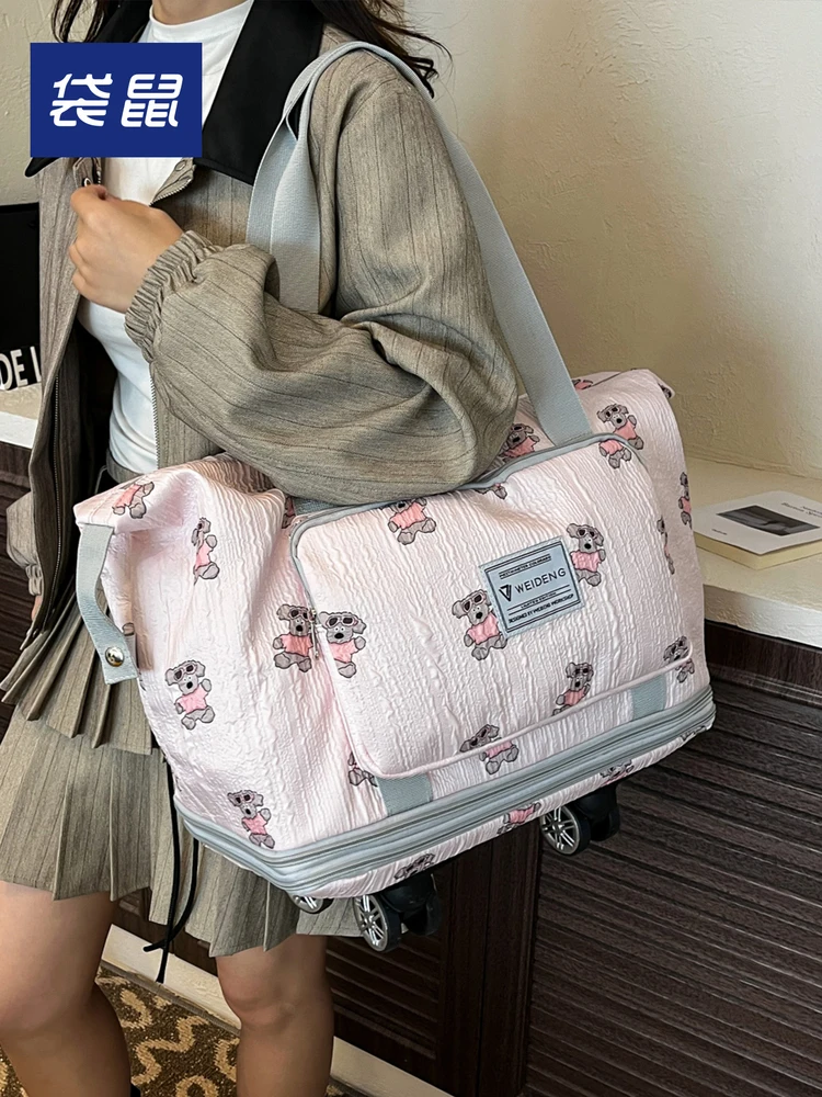 kangaroo-large-capacity-lightweight-luggage-bag-with-wheels-suitcase-cover-durable-sturdy-foldable-storage-bag-travel-bag