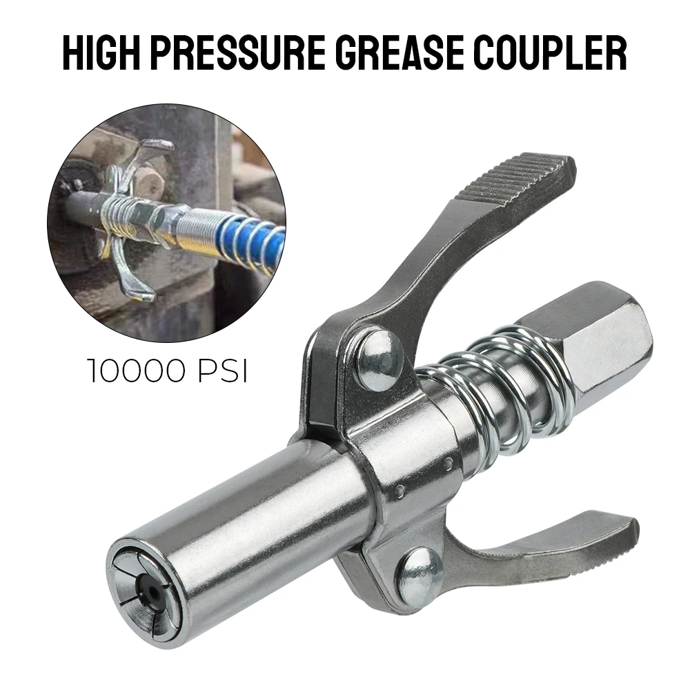 Hochdruck-Fettdüse, 10.000 PSI, Fettpresse, Koppler, Schmiermittelspitze, Reparaturzubehör, NPT 1/8, Ölpumpe, Autospritze
