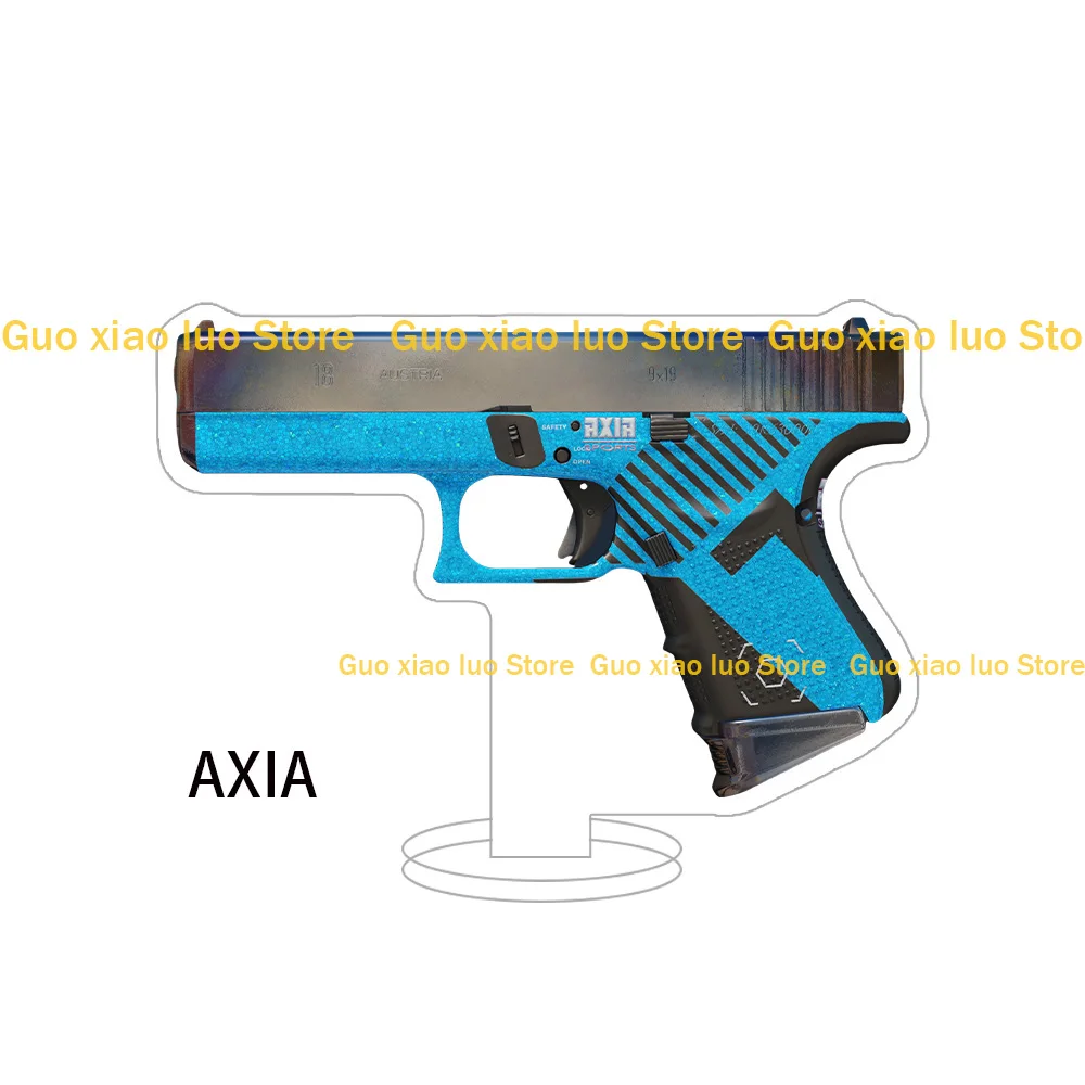 CS2 GO لعبة سلاح المسدسات الشفق غالاكسي كاندي أبل تتلاشى الذهب توف شينوبو الاكريليك حامل سطح المكتب زخرفة أنيمي الشكل هدية #3