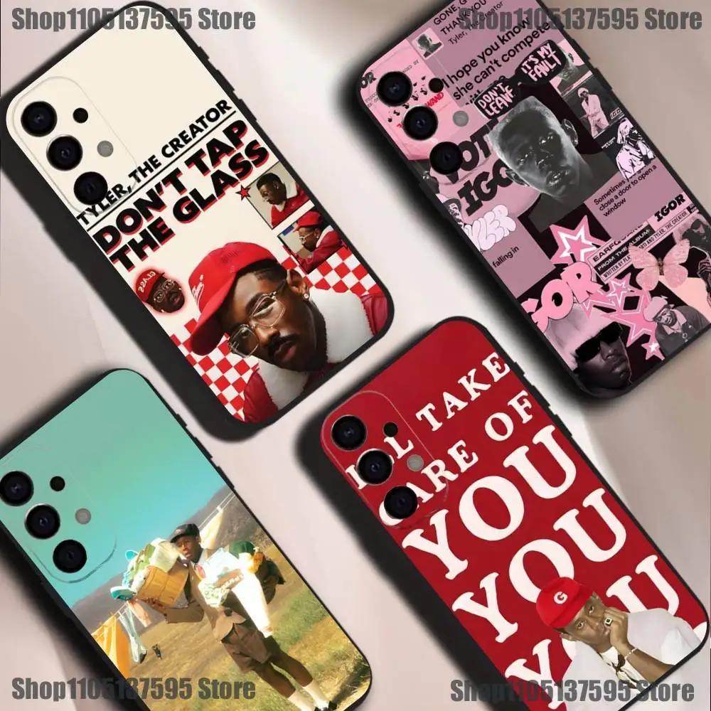 

Funny T-Tyler The C-Creator Phone Case For Samsung S25,S24,S21,S22,S23,S30,Ultra,S20,Plus,Fe,Lite,5G Black Cover