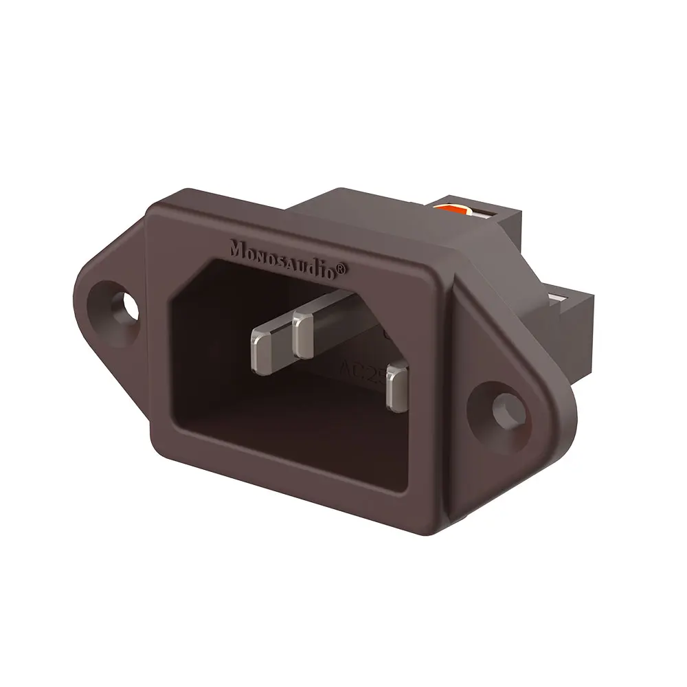 Monosaudio IC72 Stromstecker AC-Steckeradapter Elektrisches Netzkabel Einlassbuchse Anschluss Rhodium-Gold-Beschichtet – Detail 18
