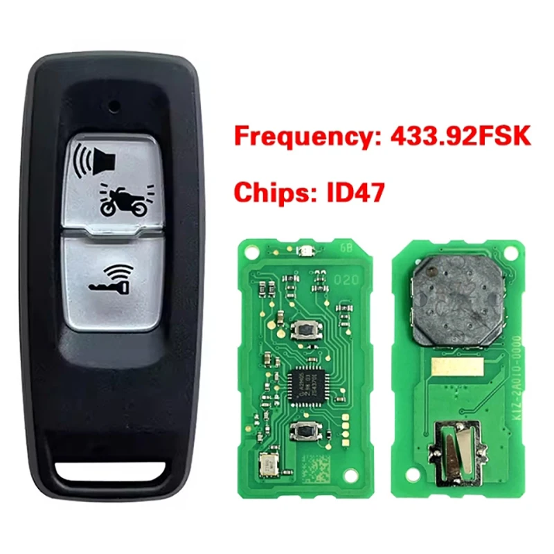 

MK0029 Ключ для мотоцикла с высокой копировкой 35123-K1B-T10/K1W/K1Z Ключ дистанционного управления ID47Chip 434 МГц для PCX Forza ADV Airbalde 350
