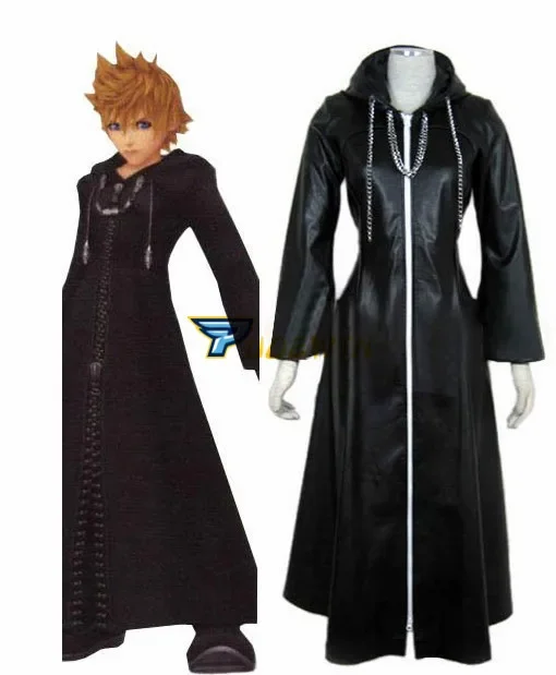 SBluuCosplay Kingdom Hearts 2 Organization XIII Black Coat Robe Cosplay Costume Custom Made