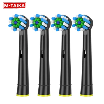 4PCS CrossAction Replacement Brush Heads For Oral B Trizone Triumph Vitality D100 D12 D16 D36 Electric Toothbrush