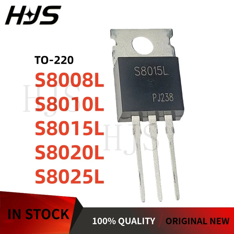 

10 шт./лот, НОВЫЕ S8020L S8025L S8008L S8010L S8015L, транзисторы MOSFET, корпус TO-220, в наличии
