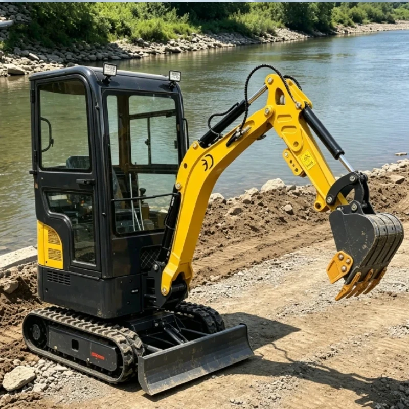 Factory Supply Multi functional Mini Excavator Durable Hydraulic Digger Customized For Agricultural And Small Construction view 6