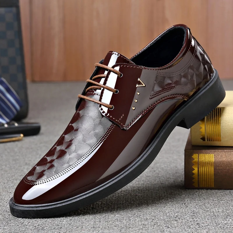 Men's Leather Shoes New Spring Autumn Soft Leather Business Versatile Single Shoes Casual Formal Shoes