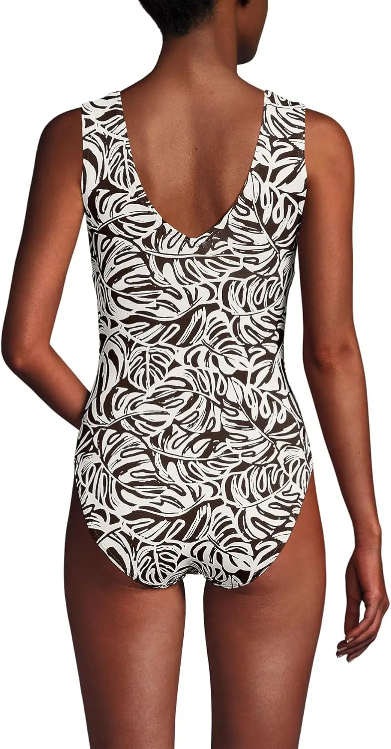 Luxy Trio Women's Sculpting Suit Sweetheart V-Wire High Leg One Piece Swimsuit