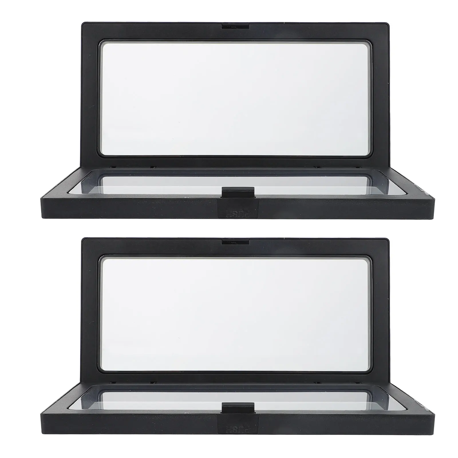 

2Pcs Case Watch Storage Holder Simple Generous Design Earrings Bracelets Organizer Portable Travel Home Use