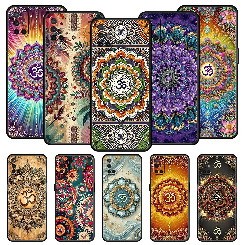 Funda de teléfono para Oneplus 13R 13 12 10T 11 R10 Nord N100 N200 N10 9 9R CE 2 3 Z Pro Lite 5G, funda suave de TPU con patrón indio Mandala