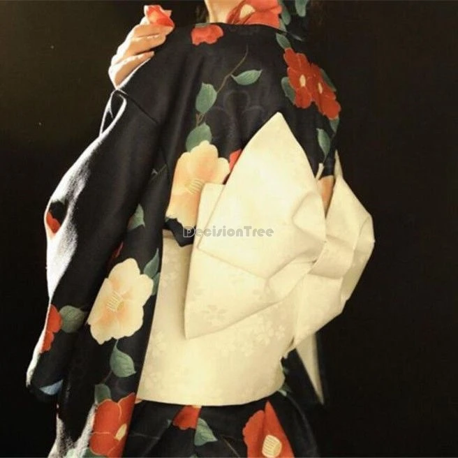 غطاء خصر كيمونو ثلاثي الأبعاد بفيونكة ، ديكور على الطريقة اليابانية ، متعدد الألوان ، إكسسوارات يوكاتا ، W725 ،