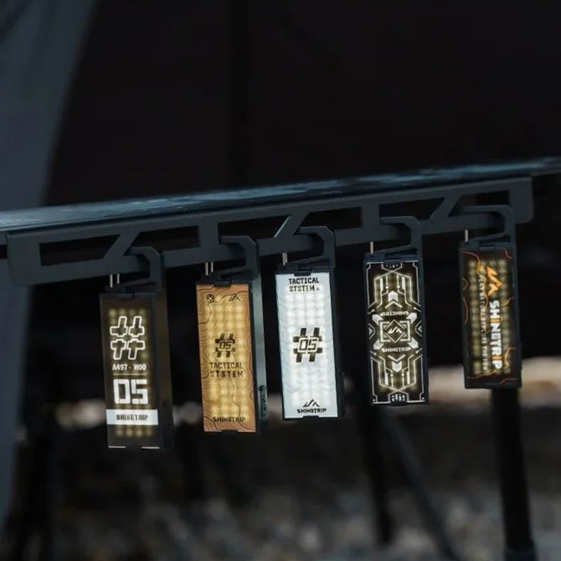 ShineTrip 05 Series Buckle Light Portable LED Camping Light Multi Functional Tactical Badge Light 600mAh TYPE-C charging