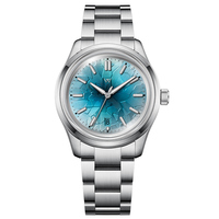 WM Watch Automatic Mechanical Men Watches NH35 Sapphire Glacier Collection 100M Water Resistant Man Welly Merck Watch WM226