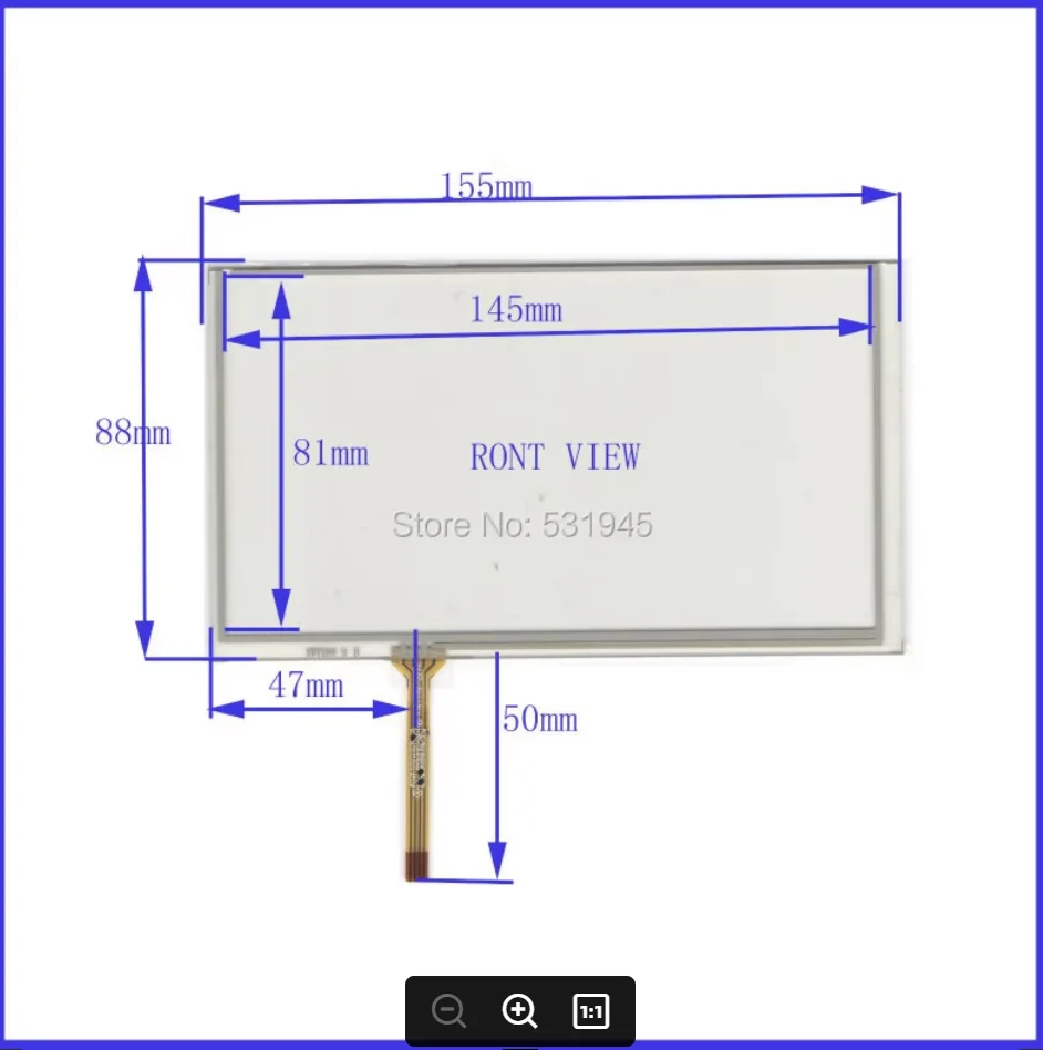 

ZhiYuSun XWT223 155 мм * 88 мм GPS-навигационный автомобиль 6,2-дюймовый резистивный сенсорный экран на наружном плоском экране