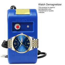 Watch Demagnetizer Electrical Mechanical/Quartz Watch Demagnetize Time Correceing Watch Repair Tool for Watchmaker EU Plug Kit