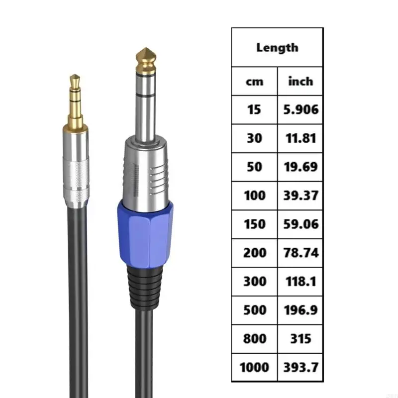 20CB 15CM-10 мм 3,5 мм 1/8 "мужчины до 6,35 мм от 1/4" мужского кабеля TRS Aux 2CH 2CH