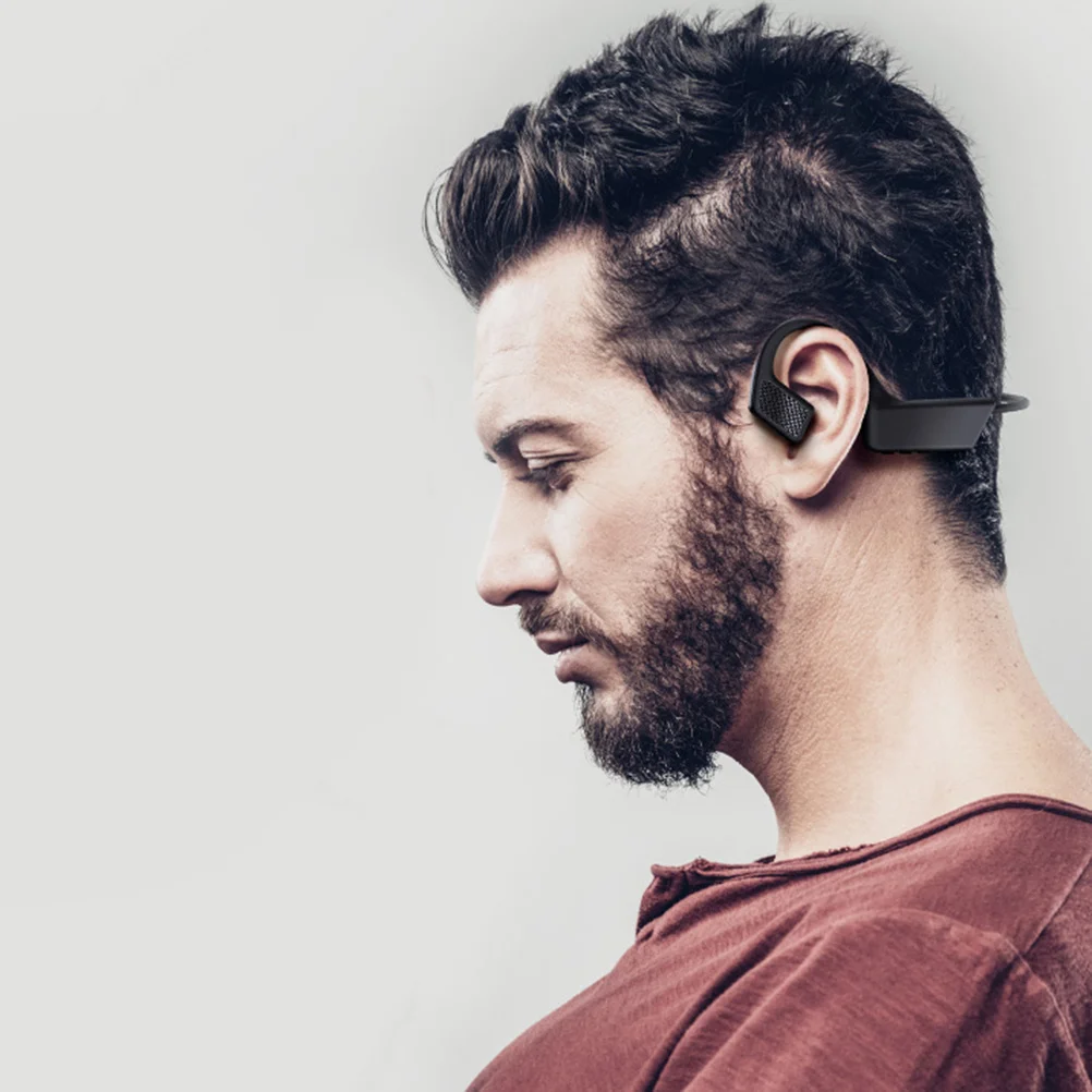 

Wireless Earbuds Bone Conduction Hanging Ear Design Noise Reduction Clear Sound For Sports Running Outdoor Activities