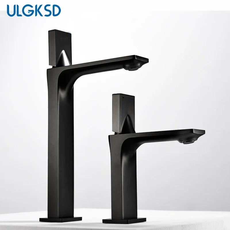 

Новый смеситель для раковины в ванной комнате с вертикальной ручкой, смеситель для раковины, смеситель для горячей и холодной воды, кран для раковины в ванной комнате с одним отверстием