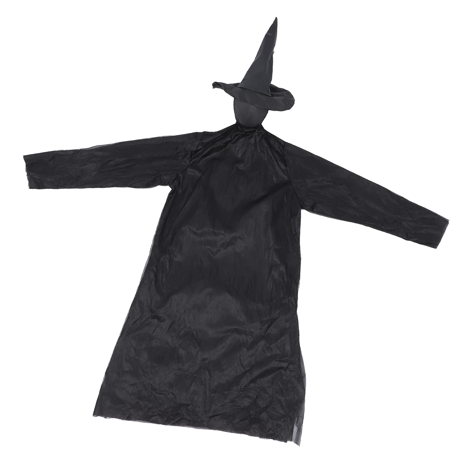 

Halloween Decorative Light Scary Stake Lamp Black Polyester Glow Insertions for GardenHaunted House Party