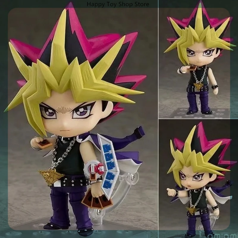 

10cm Yu-Gi-Oh! Duel Monsters Atem Black Magician Girl Q Edition Anime Figure Model Statue Collection Desktop Decoration Ornament