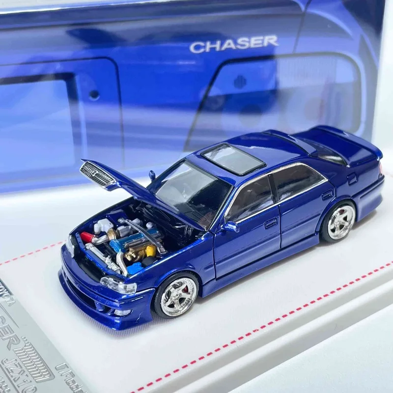 Focal Horizon-FH 1/64 Toyota JZX100 MK6 Chaser Diecast Car Model Alloy Simulation Collection Toy Gift For Boys#peetyeee