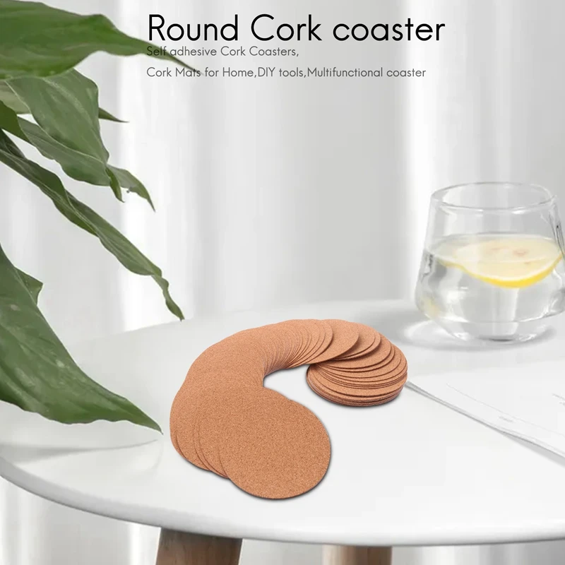 자체 접착 코르크 컵 받침 자체 접착 코르크 컵 받침, 코르크 매트 코르크 컵 받침용 뒷면 시트 및
